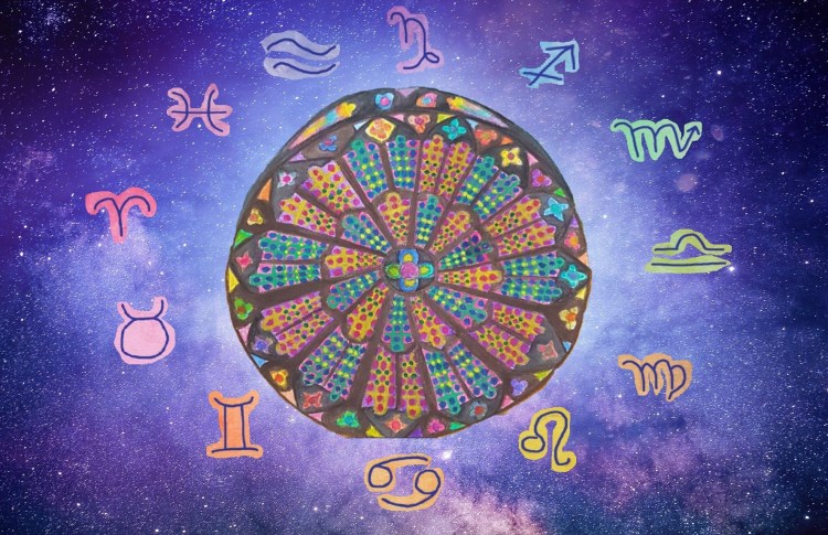 Roue du Zodiaque illustration